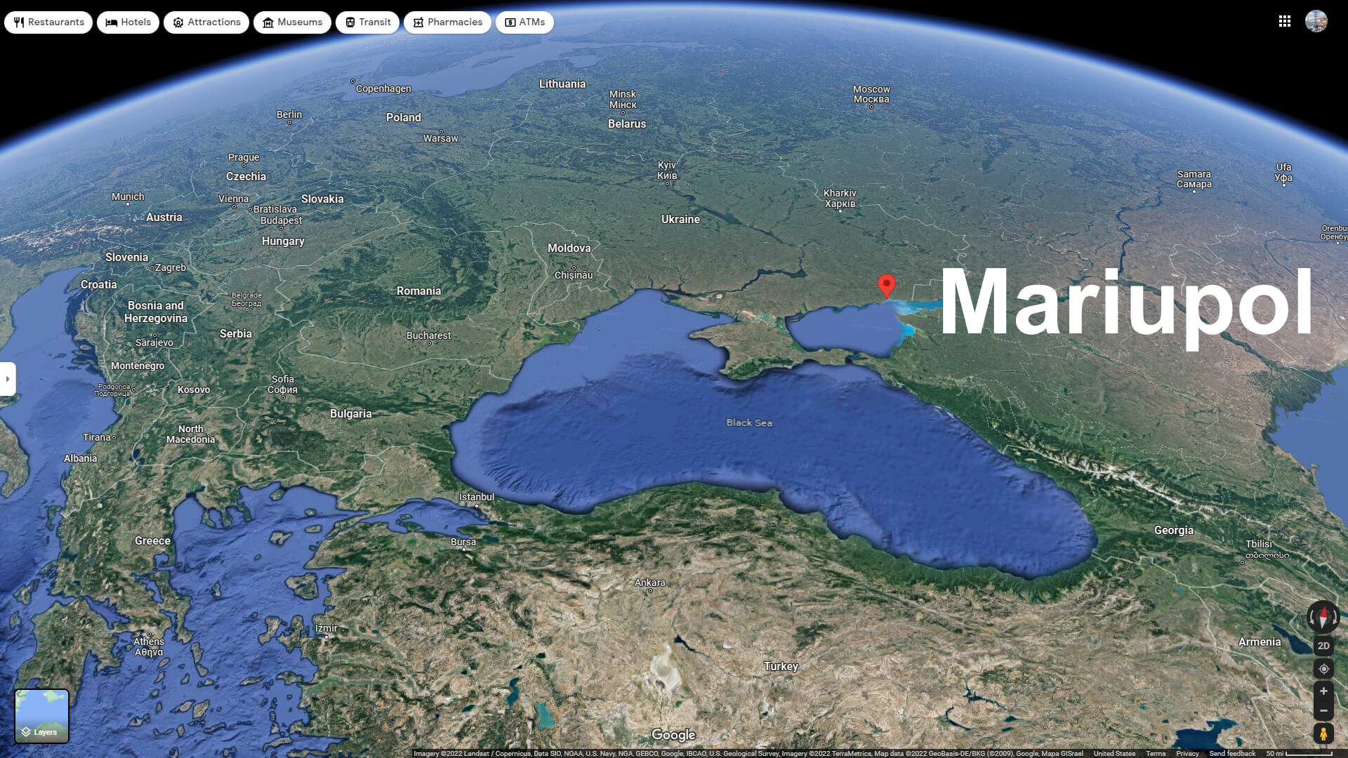 Where is Located Mariupol in the World